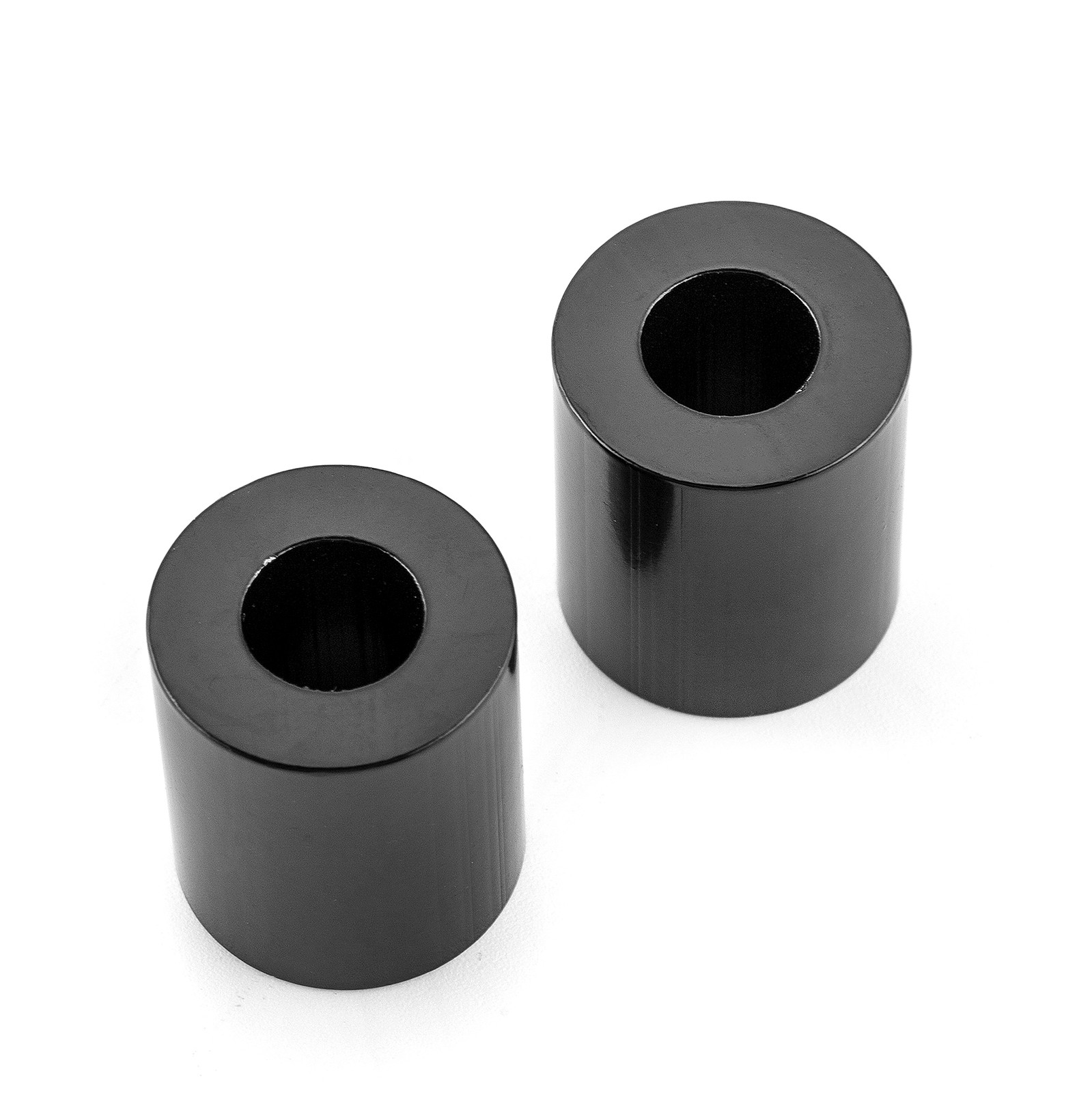 1″ Driver Floorboard Extension Spacers Kit for Harley Touring 2009-2026 Black