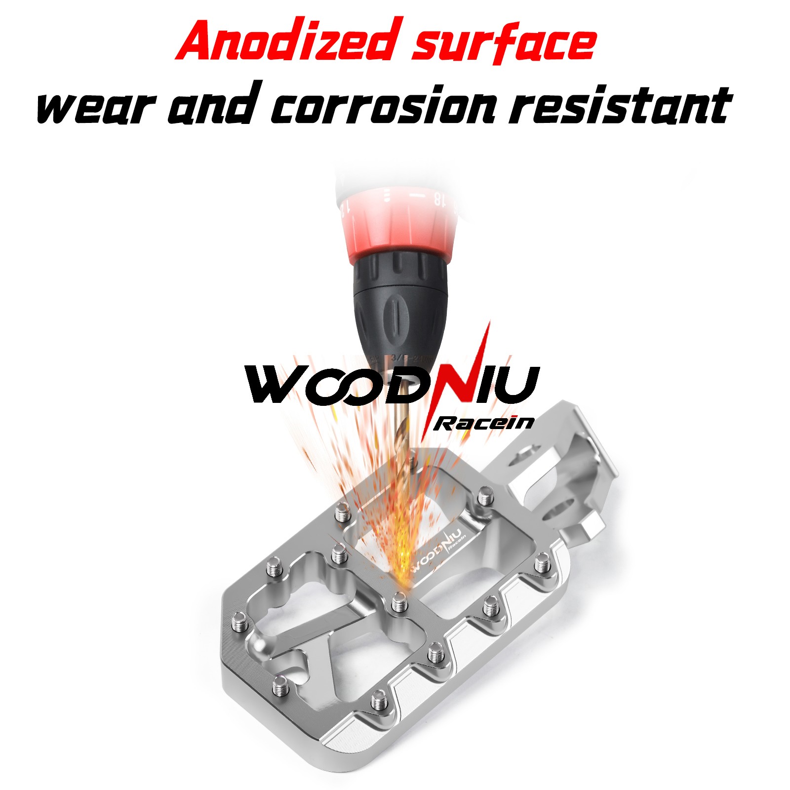 CNC Aluminium Alloy Footpegs for Surron Ultra Bee Foot Pegs Foot Modified Pedal