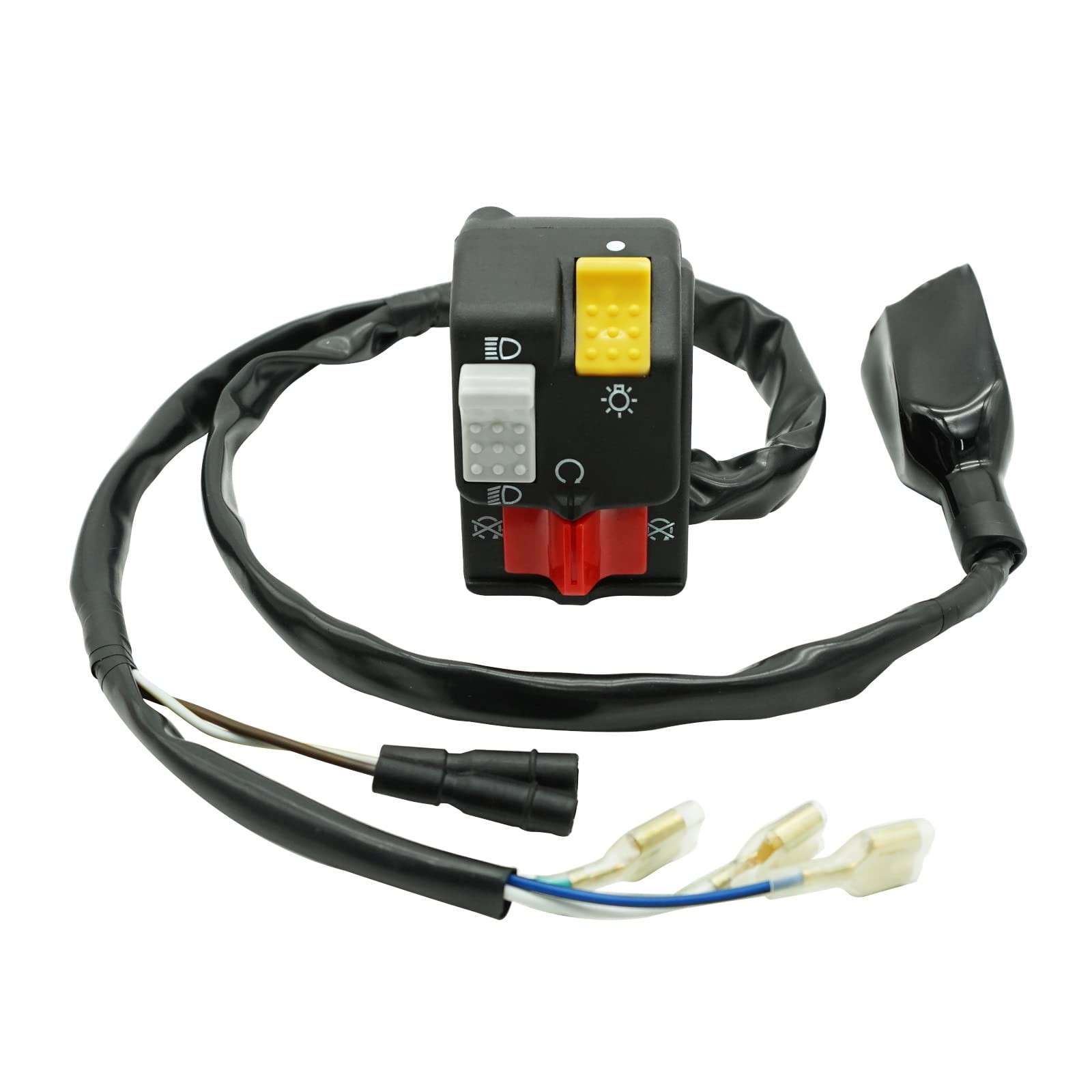 M MATI Handlebar Kill Stop Light Headlight Switch for Honda ATC350 ATC350X 19…
