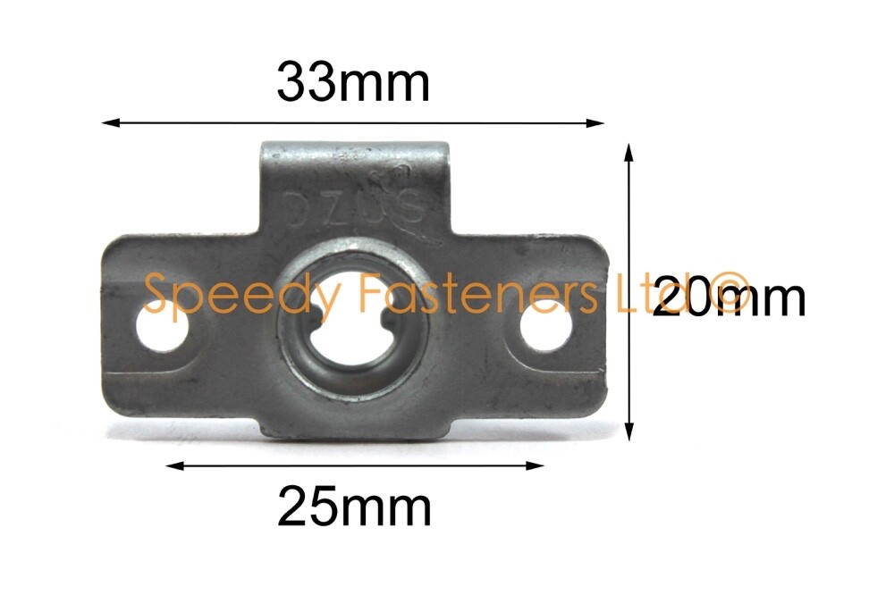 2x Dzus Backing Clip Rivet Receptacle D8-336-400-121 Motorcycle Fairing Fastener
