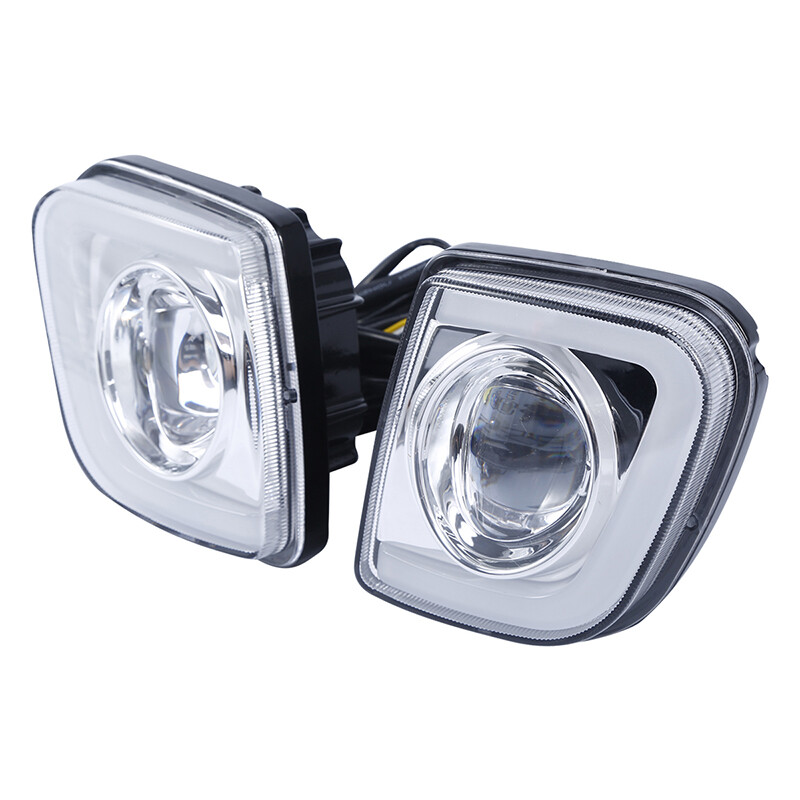 Rectangular Driving Fog Light LED Fit For Honda Goldwing 1800 F6B Valkyrie 13-17