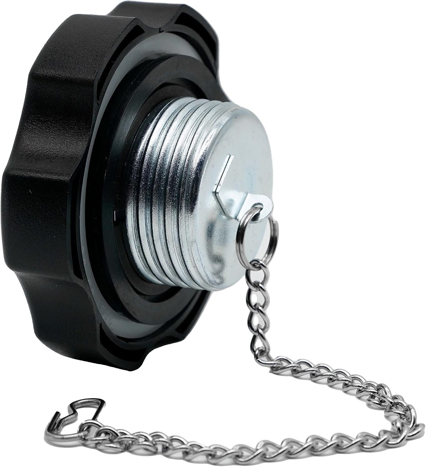 Threaded Vented Screw on Gas Cap w/ Chain for Honda GX200 GX390 Engine