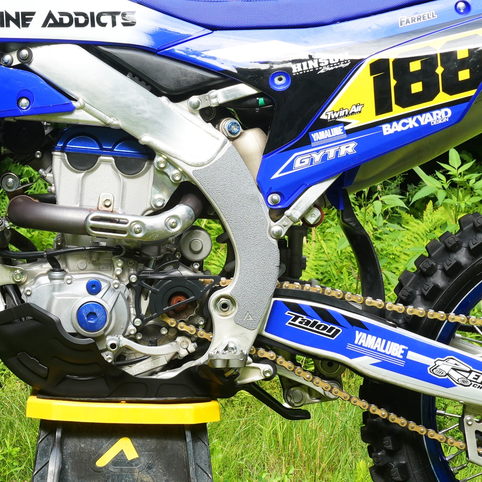 19 – 2025 YZ250F / 18 – 2025 YZ450F Yamaha Rubberized Frame Protector Grip Tape