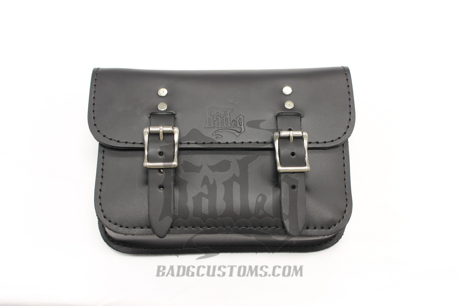 Harley DYNA Square Battery Cover Bag Genuine Leather – DBB03 BAD&G CustomS