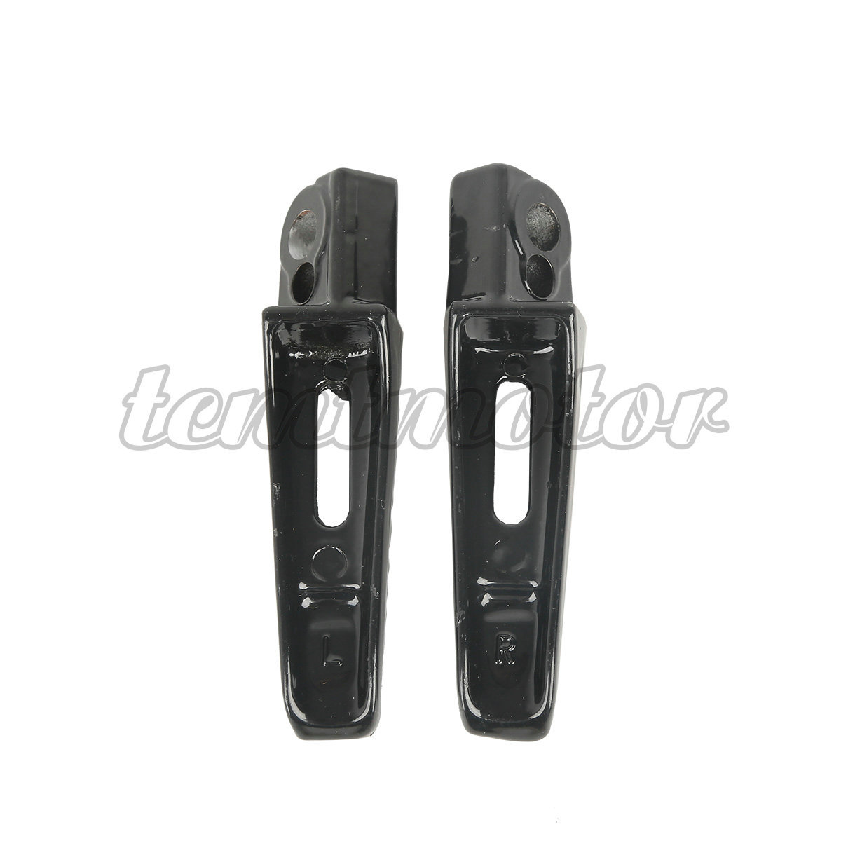 Aluminum Rear Black Passenger Foot Pegs Footrests Fit For Suzuki GSXR1000 05-20