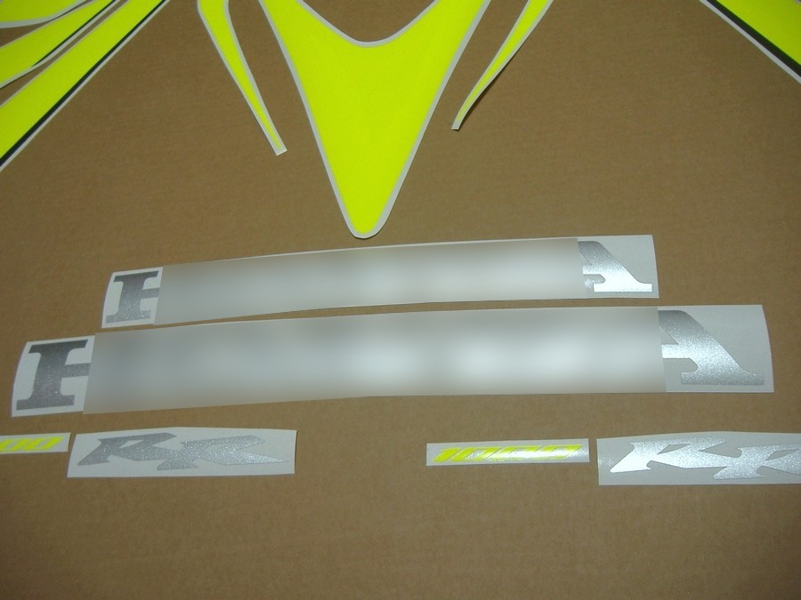 Stickers for CBR 1000RR 2006 2007 Fireblade custom neon yellow SC57 decals set