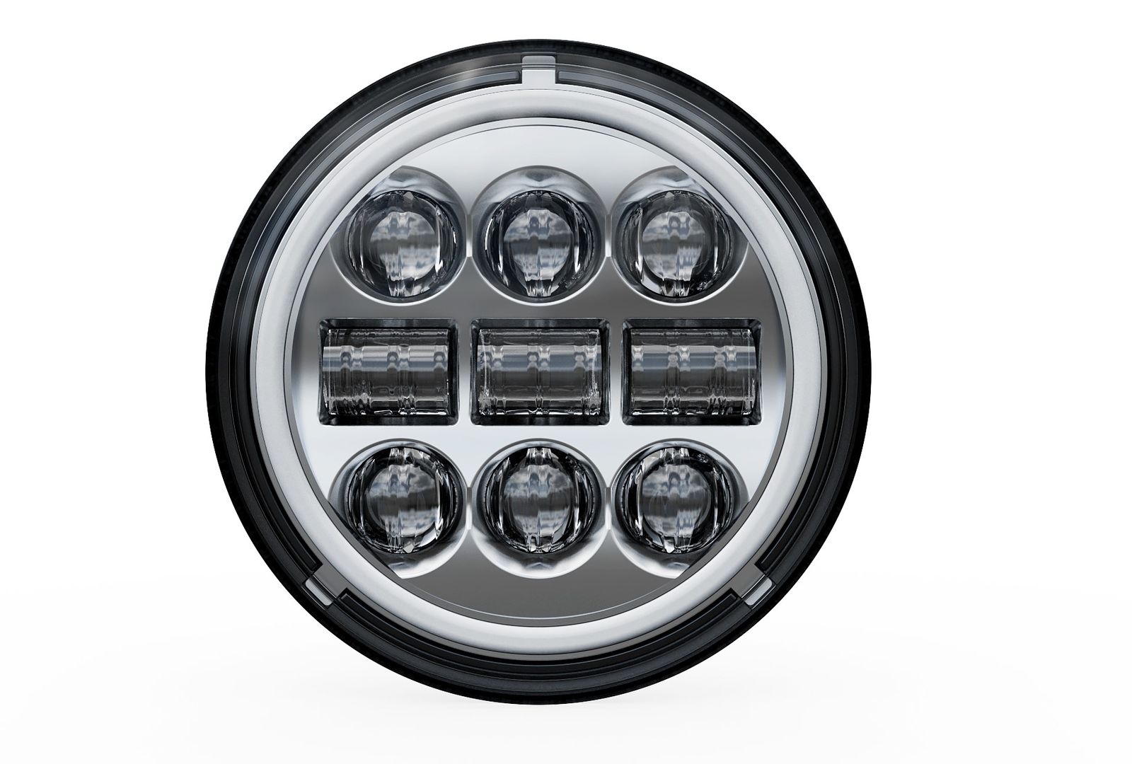 5-3/4″ 5.75INCH LED HEADLIGHT DRL PROJECTOR FOR SPORTSTER XL 883 XL 1200 DYNA