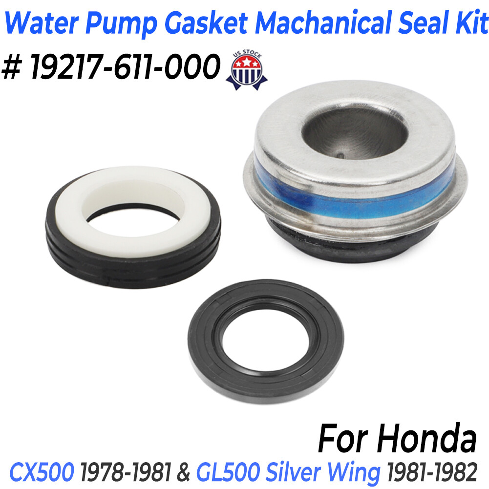 For Honda Engine Water Pump Mechanical Oil Seal Kit CX500 GL500 Silver Wing