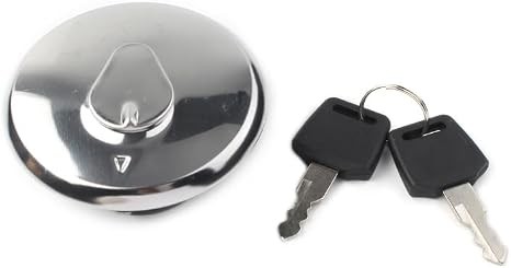 US Motorcycle Oil Fuel Tank Gas Cap Lock Cover w 2 Keys for GN125