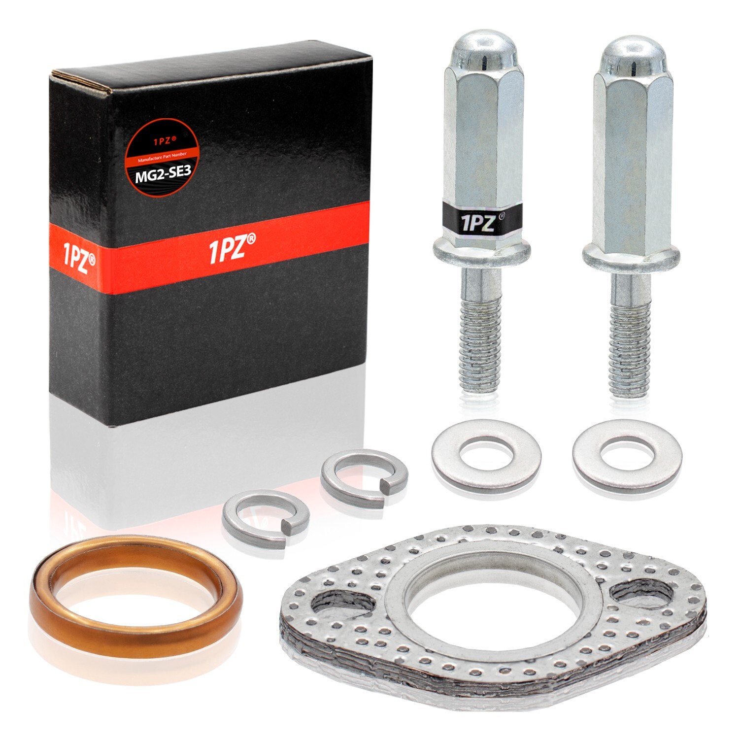 GY6 Exhaust Bolt Gasket Stud Nut M6 QMB139 Scooter Motors 50cc 70cc-125cc 150cc