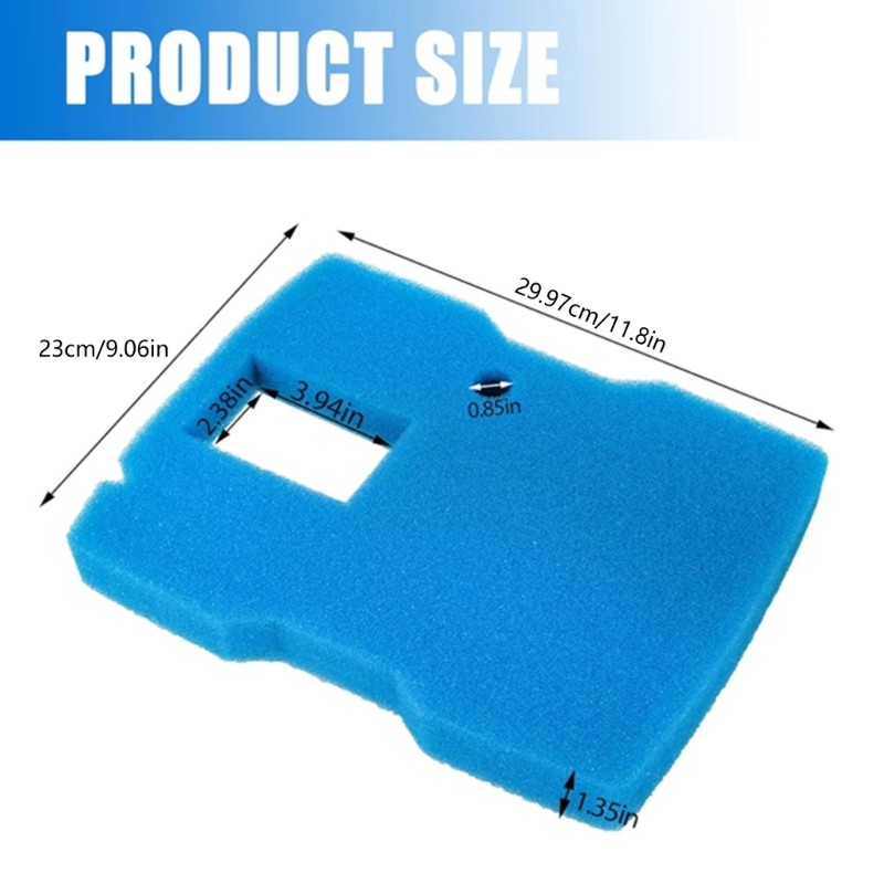 3Pcs Oxidation Resistant Filter Spongiform 660GPH for Spring Fan Maintenance