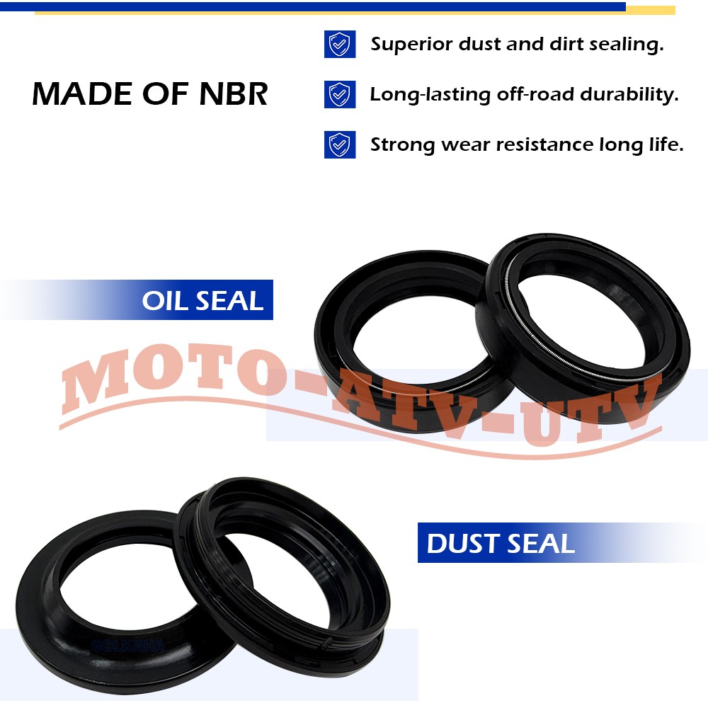 39mm Front Fork Bushing Dust Oil Seals Rebuild Kit For Harley XL883 XL1200 90-13