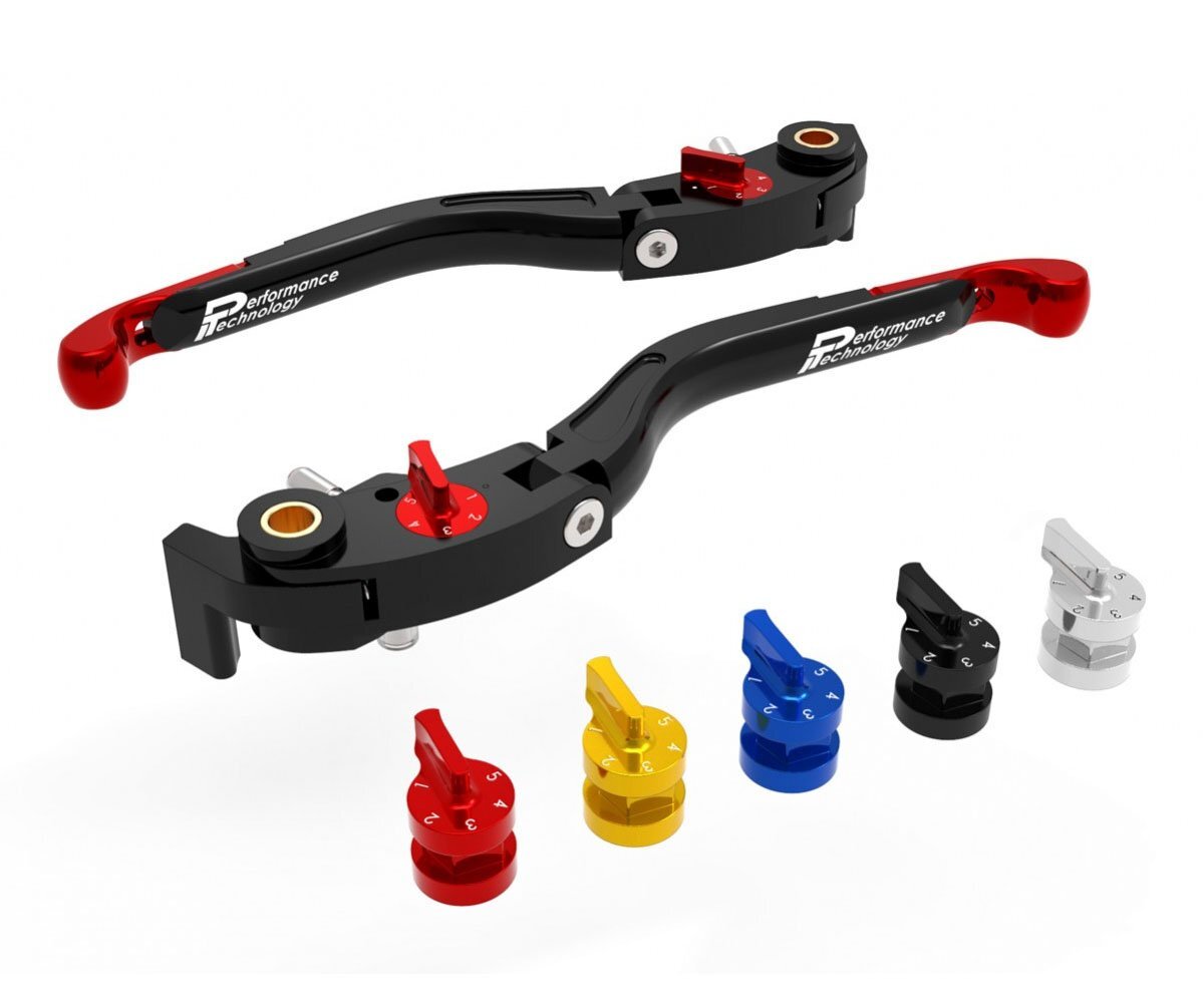 Brake clutch Adj Levers EGP2 Black Red Ducabike Ducati Monster 937 2021 > 2023