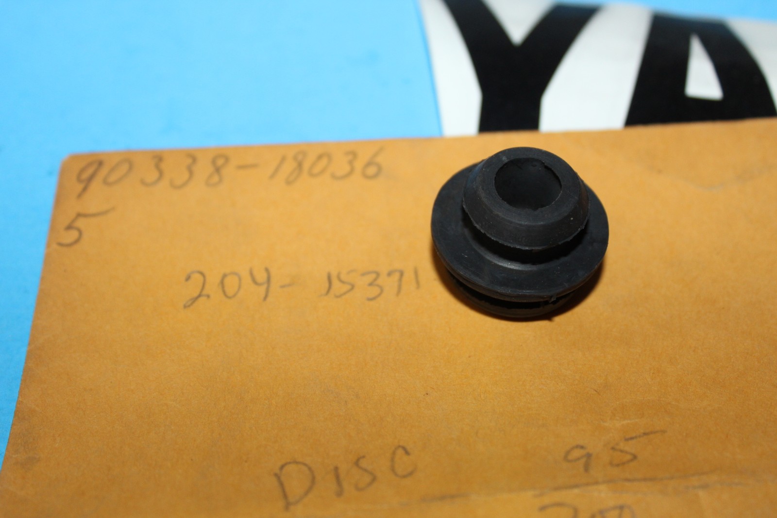 NOS Yamaha TD2 YR1 YR2 DS6 SL338 Rubber Breather Cap Plug OEM # 90338-18036