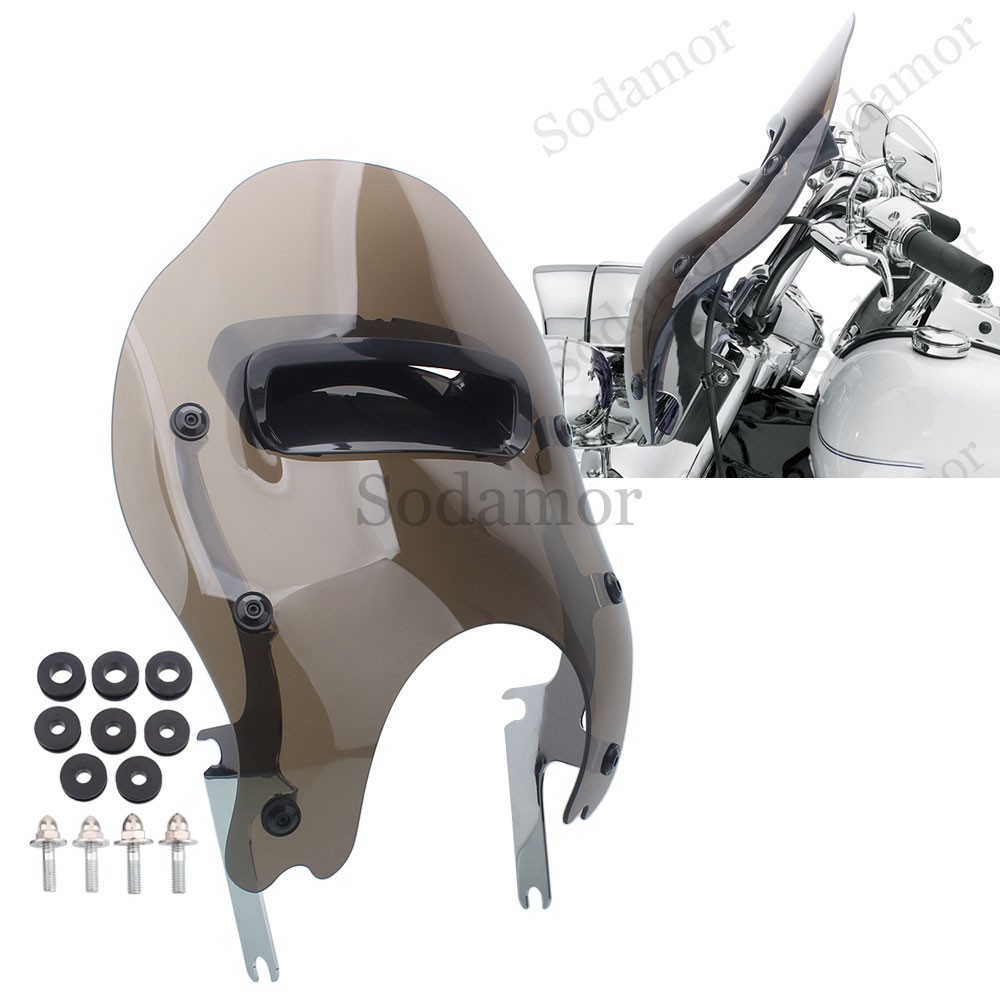 1994-2025 Smoked Wind Splitter Vented Windshield For Harley Road King Special