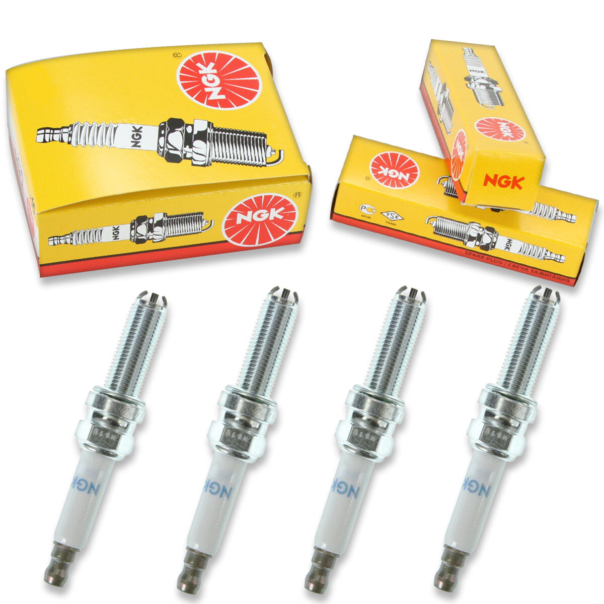 NGK 93444 LMAR8D-J Standard Spark Plugs Set 4PCS For BMW R1200GS R1200R