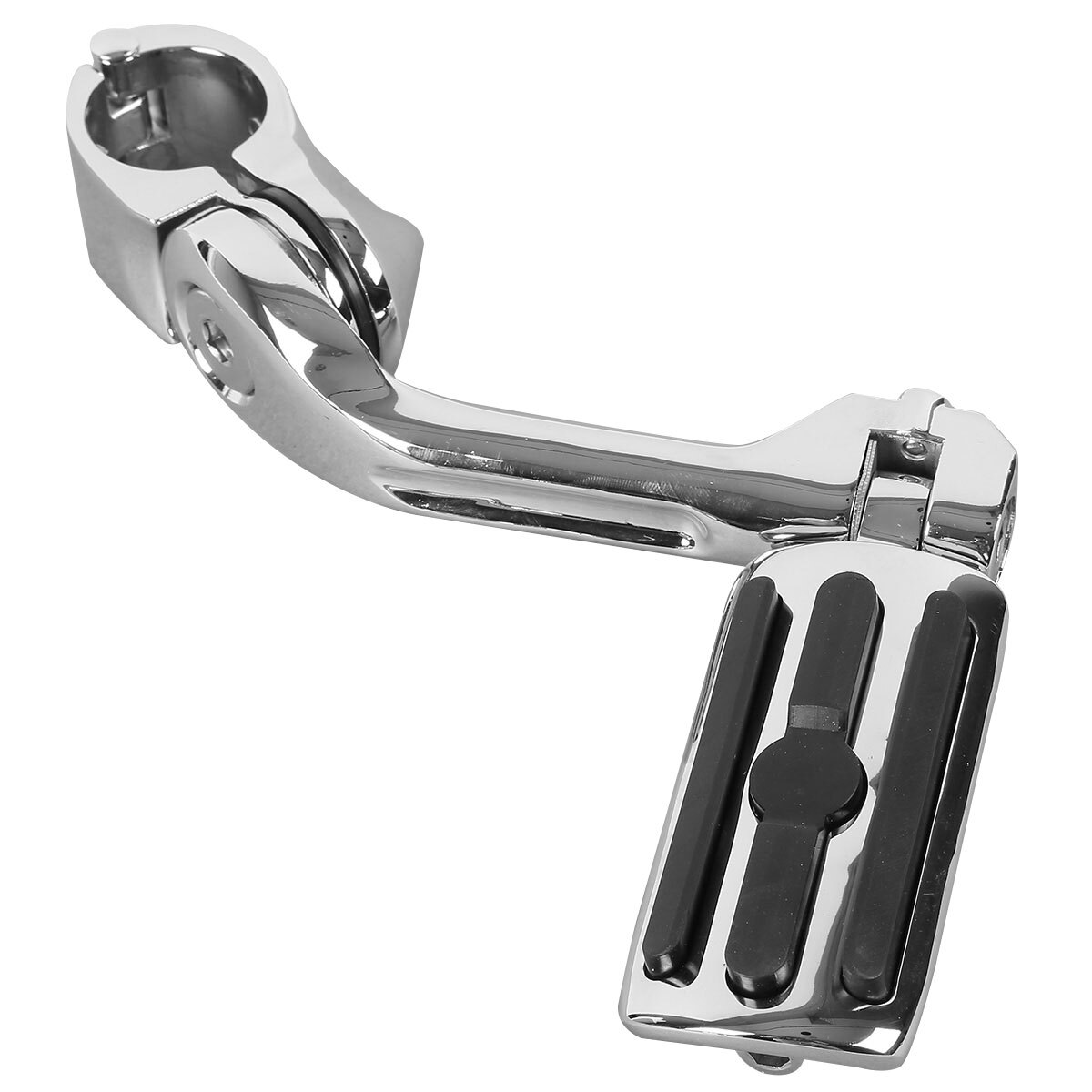 1.25″ 32mm Long Angled Highway Foot Pegs Crash Bar Mount Fit For Harley Touring