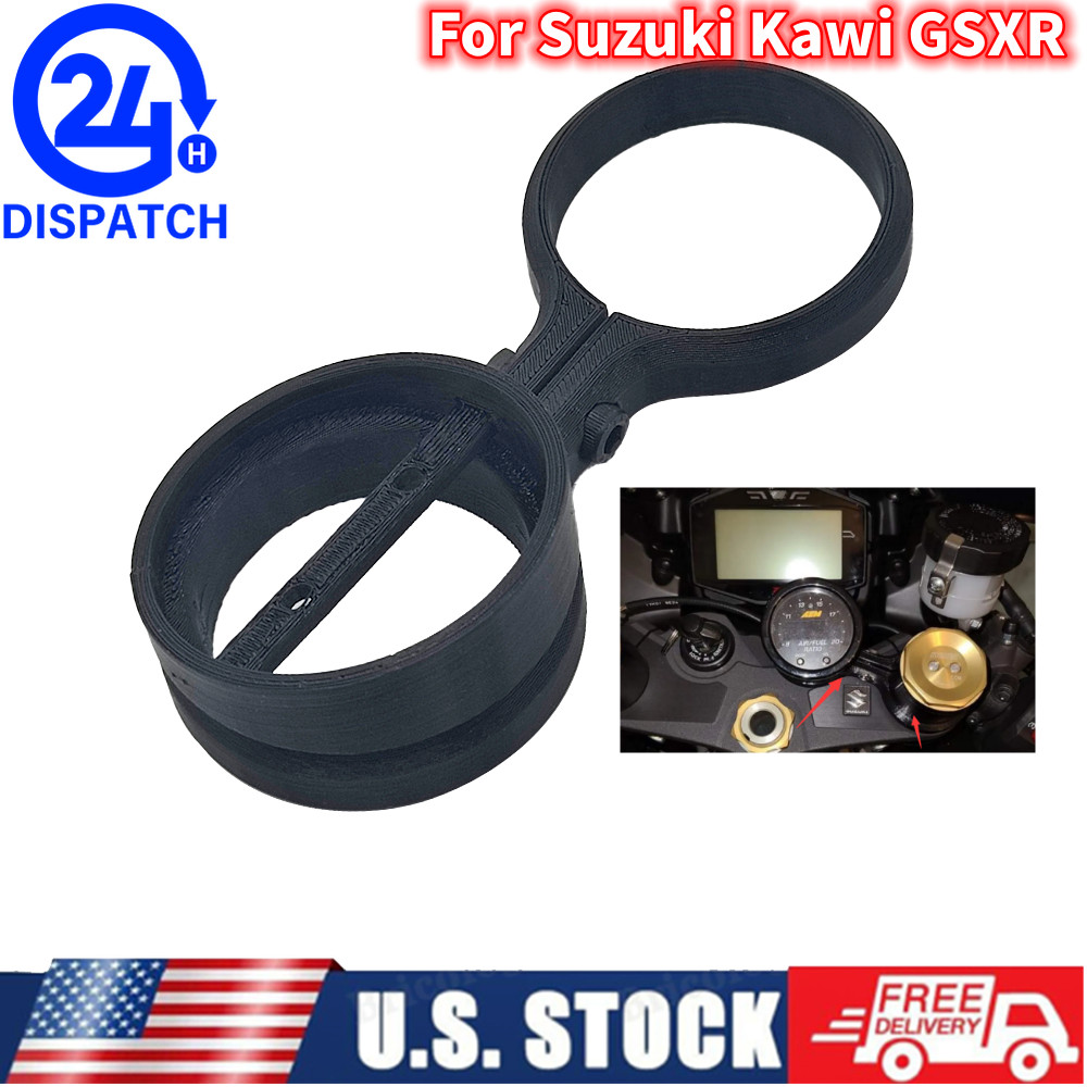 50MM Fork Mounted Motorcycle Gauge Pod 52MM AEM Slim Adjustable For Suzuki GSXR