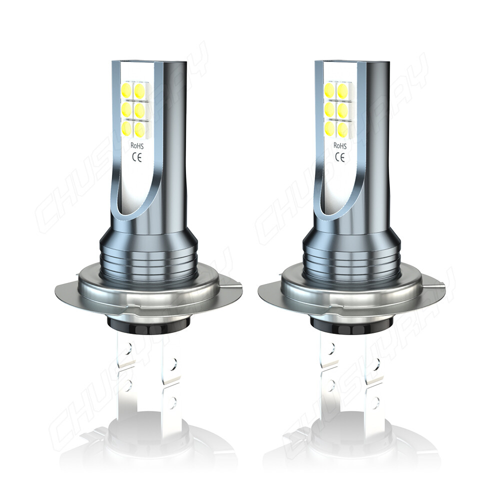 For Honda Silver Wing 600 Motorcycle LED Headlight H7 6000K Bright White Bulbs