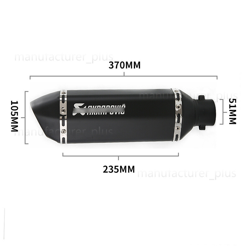 51mm Muffler Exhaust Pipe Modified for Duke Adventure 390 250 RC390 2021-2023