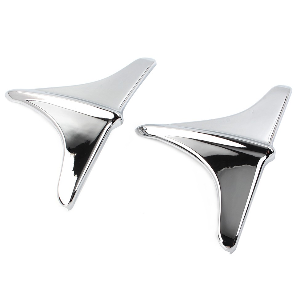 Chrome Rear Fender Accents Leading Front Edge Trim For Harley Touring 2009-2017