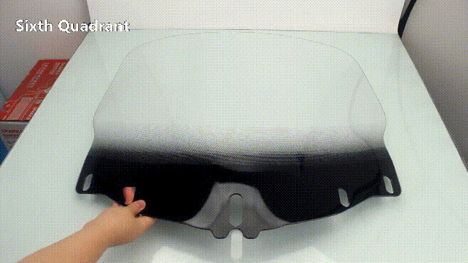 For Honda Goldwing 1800 GL1800 2001-2017 5 Holes Clear ABS Windscreen Windshield