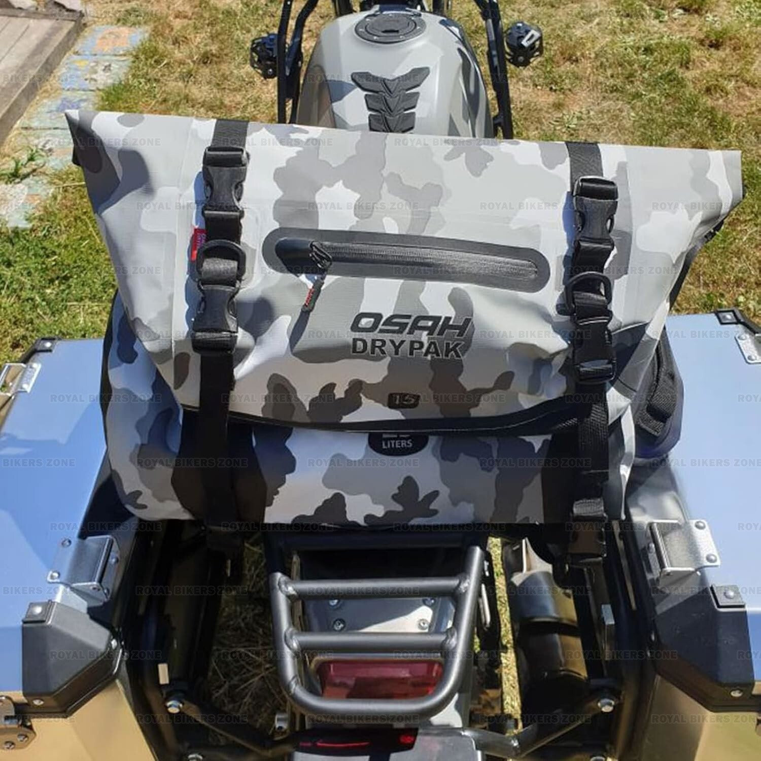 “Waterproof Universal Motorcycle Tail Bag Stinger 15L IPx6”