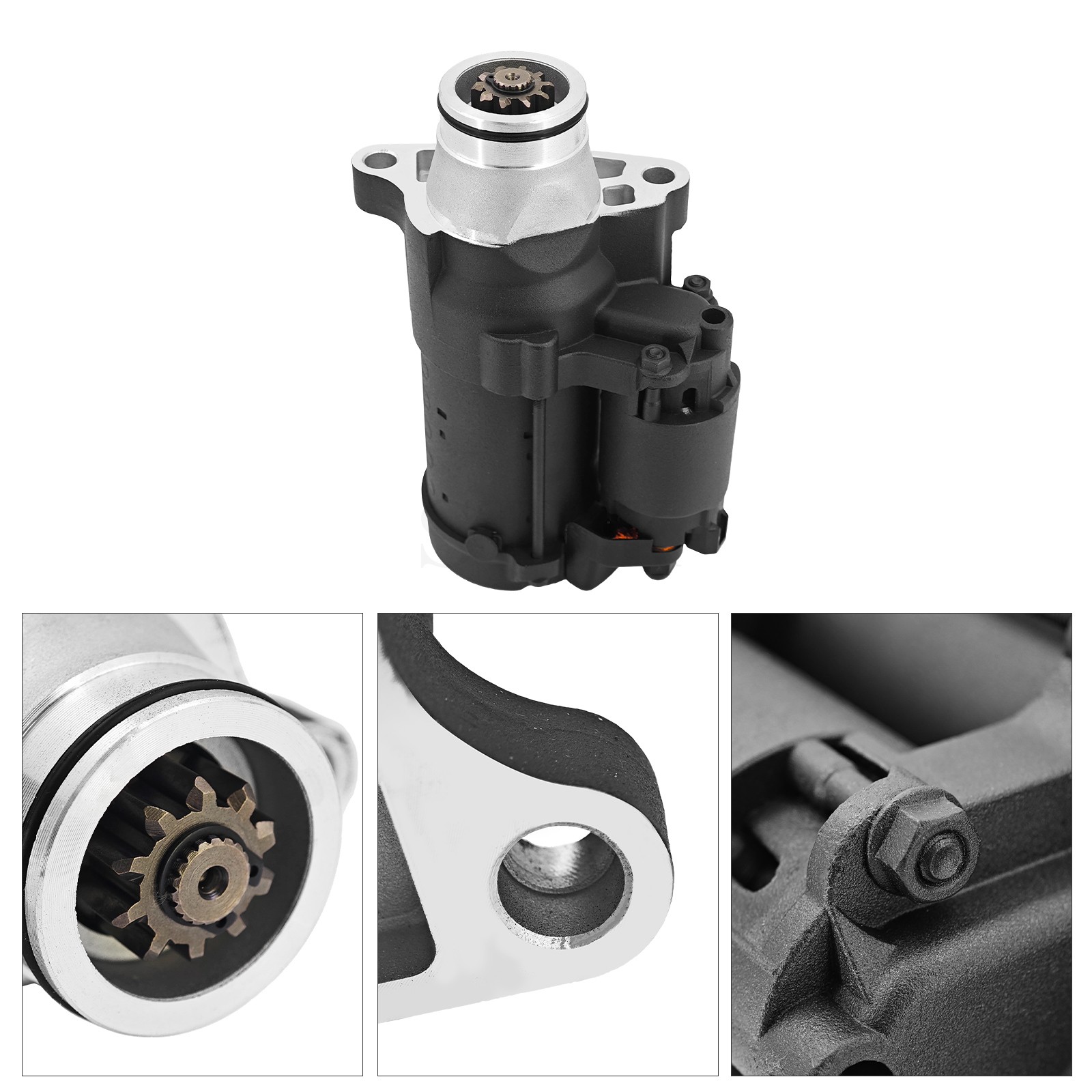 NEW High Torque Starter 80-1017 Fits Black M8 Touring Replacement #31400053