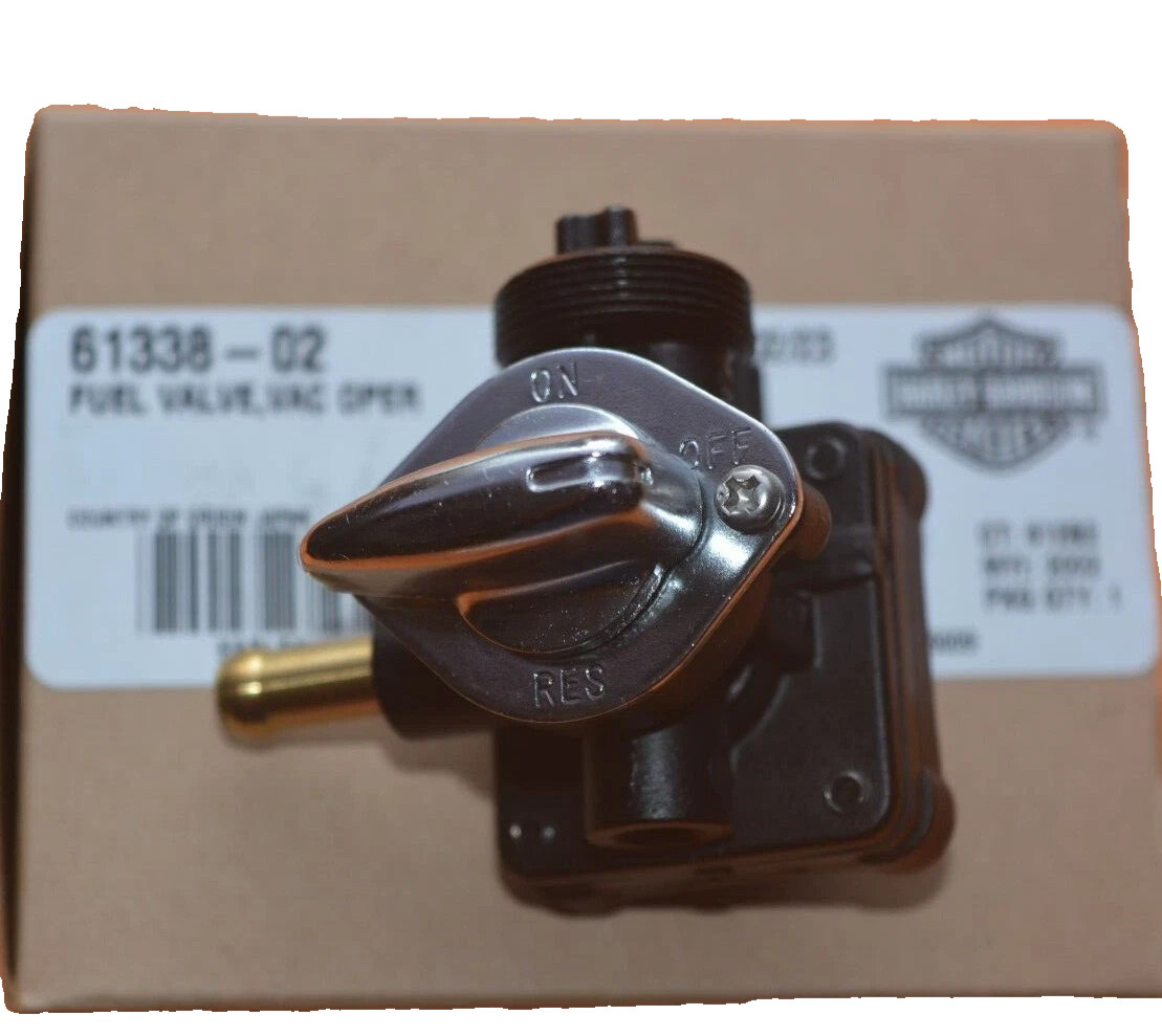 HARLEY NEW OEM FUEL VALVE VAC VACUUM SYSTEM PETCOCK 2002-2006