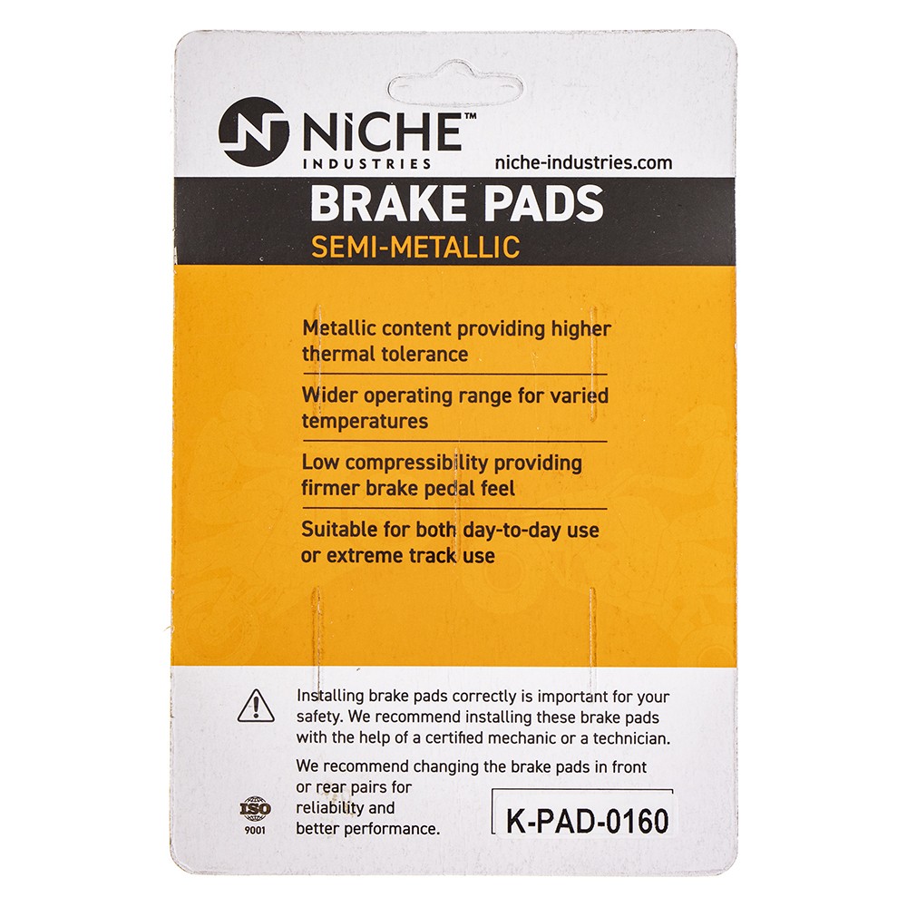 Brake Pad with Shoe Set for Kawasaki Vulcan 800 500 Front Rear Semi-Metallic