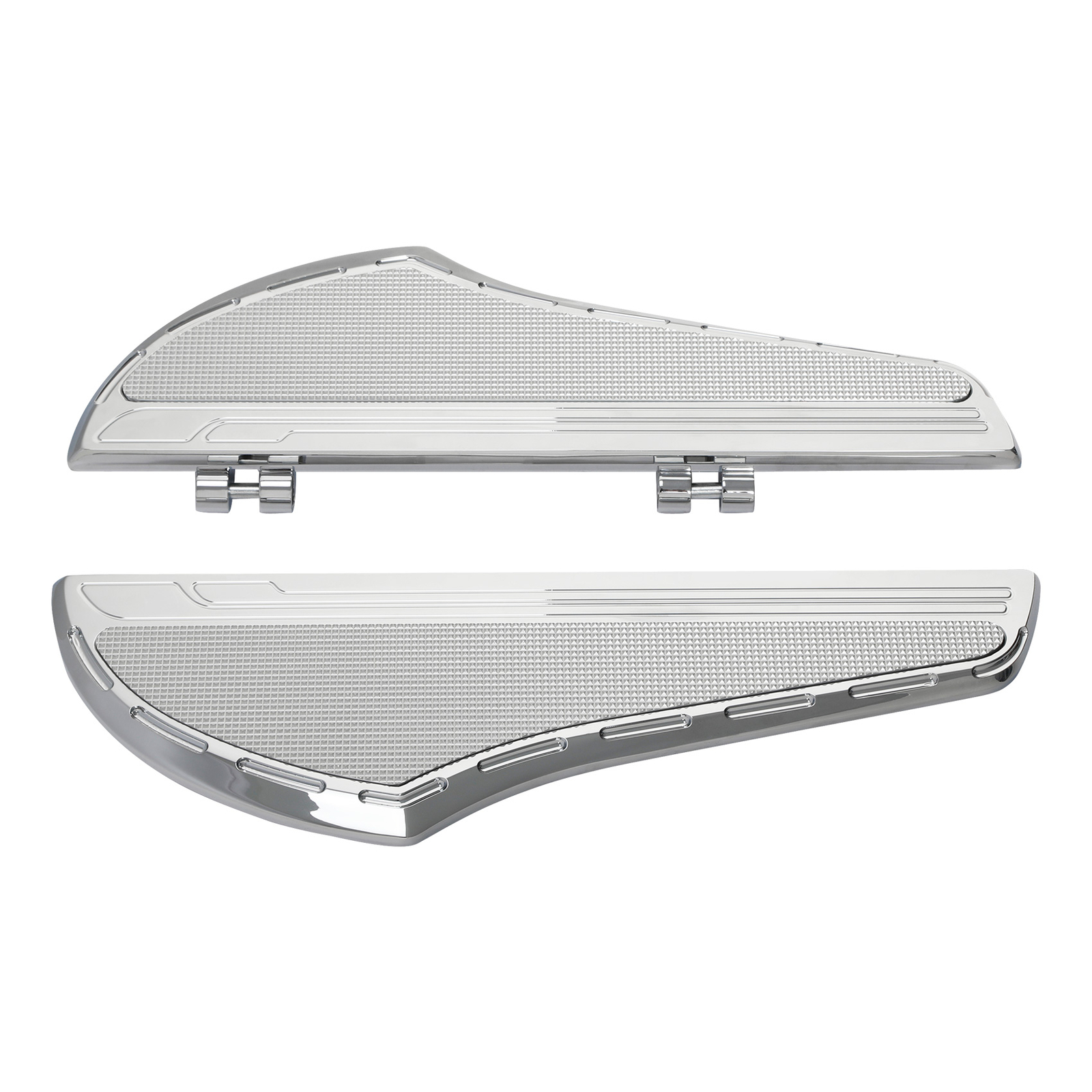 Rider Driver Floorboard Footboard Fit For Harley Touring 2000-24 Softail 00-17