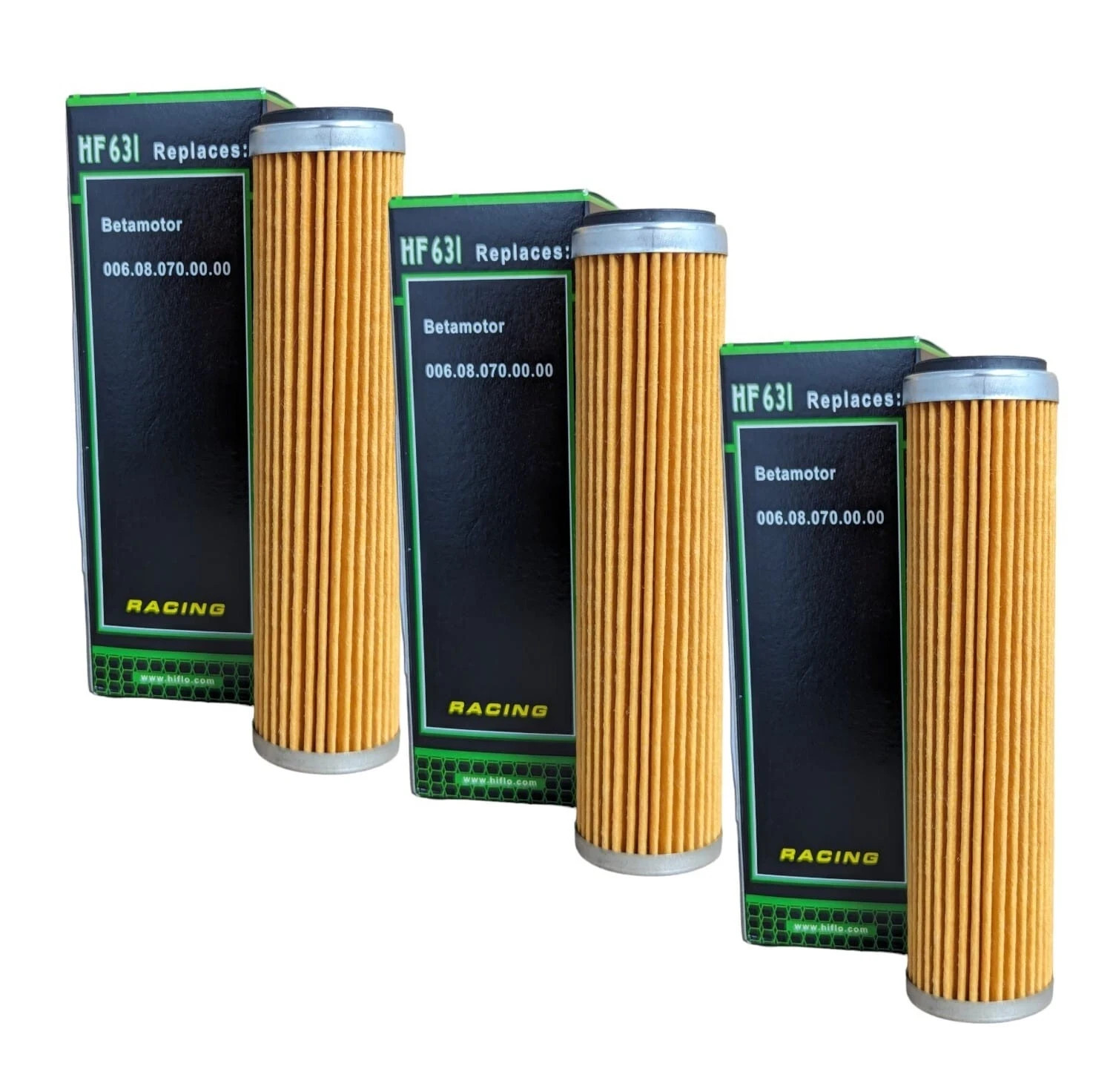 Hiflo Oil Filter HF631 Beta 350 390 400 430 450 480 500 520 RR Enduro 3 pack