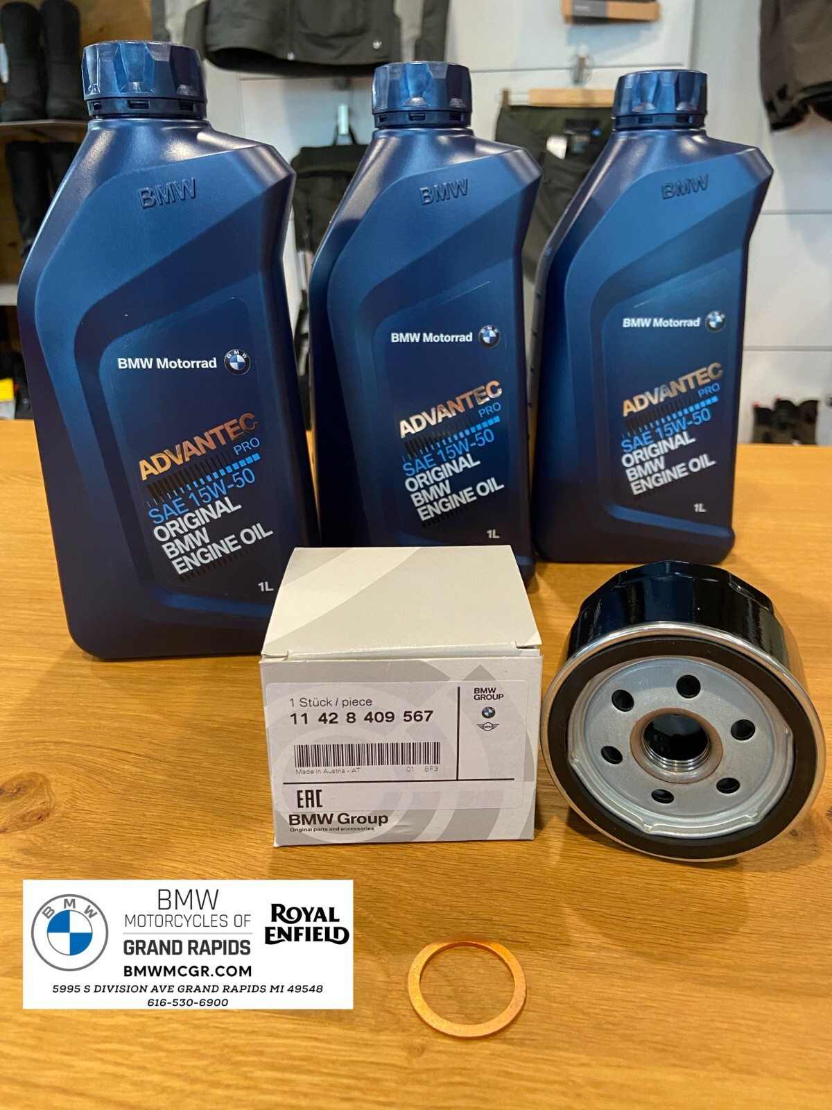 BMW OIL CHANGE KIT F650/F700/F800GS/S/R/ST Twin 2006-2018