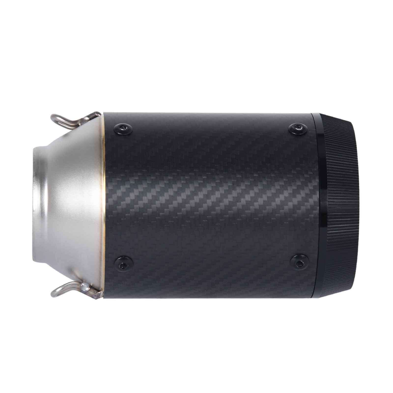 Motorcycle Slip On Exhaust Tip 2.36″ 60mm Universal Fit 160mm Short Muffler