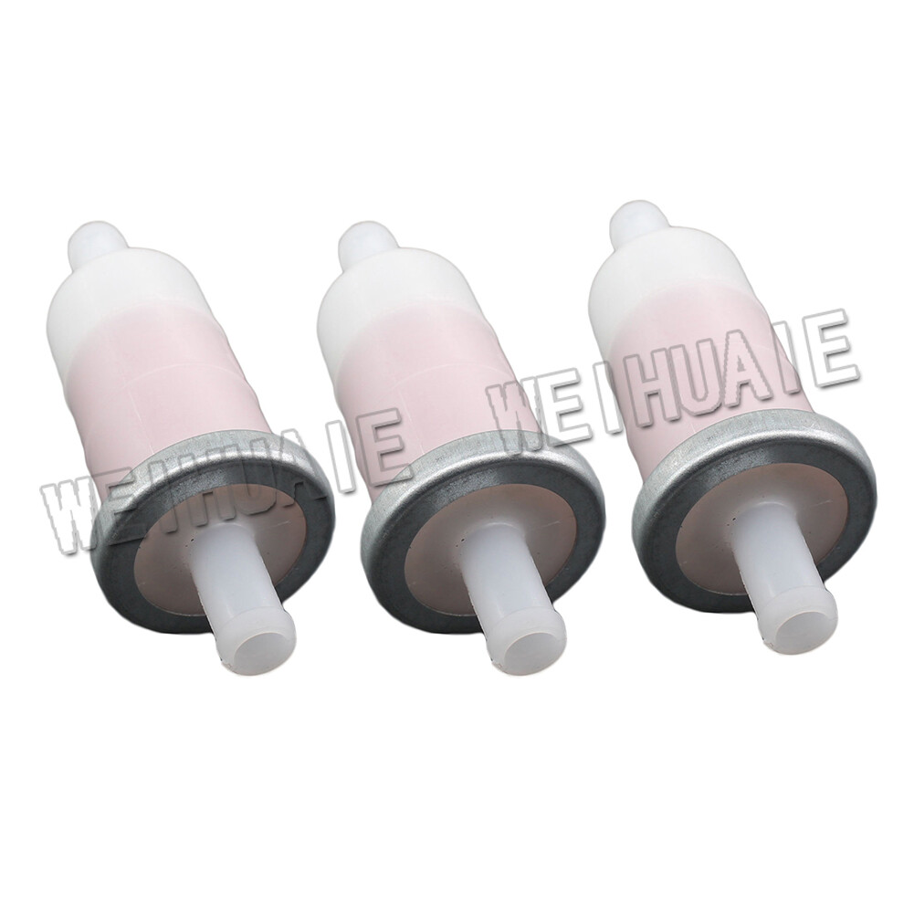 3x 3/8″ Fuel Filter For Honda CB400 CT110 CX500 Goldwing 1000 Hawk 400 ST1100