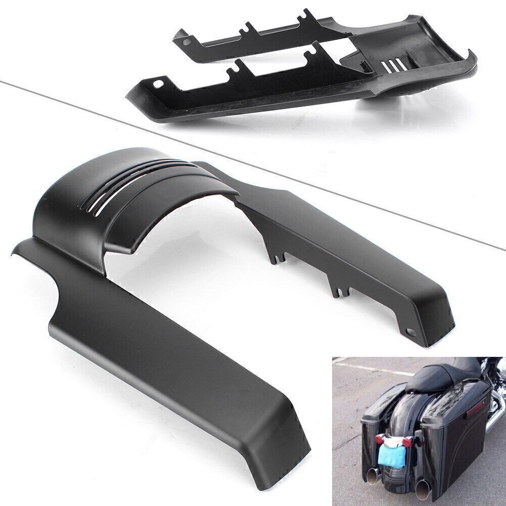 For 2014-2023 2017 2016 Harley Touring Matt Black Rear Fender Extender Mudguard