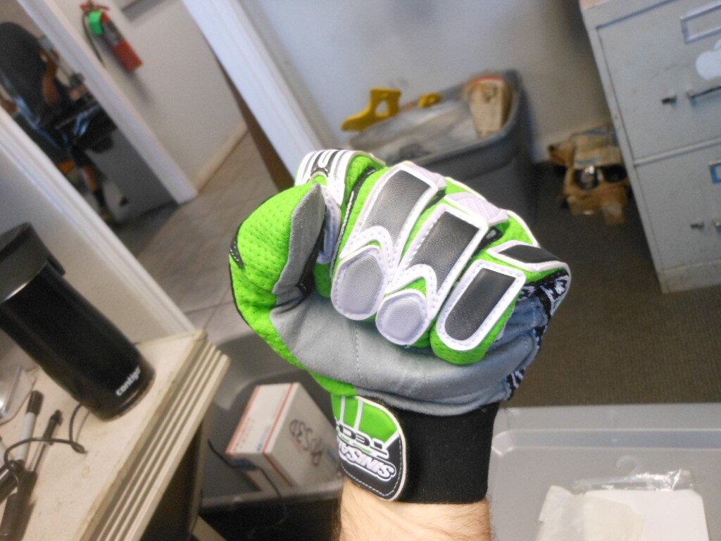NOS Sinisalo Clarino Synthetic Leather Sport Tech Gloves Motocross MX Size 11 XL