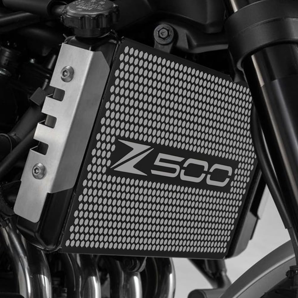 Radiator Guard Protective Cover Z500 ABS and Z400 Motorcycles T5-5754 Aluminium