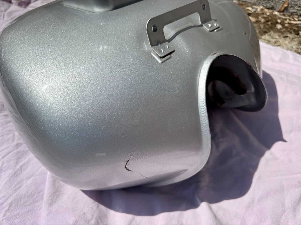 KAWASAKI BN125 PETROL FUEL TANK 2007 GALAXY SILVER