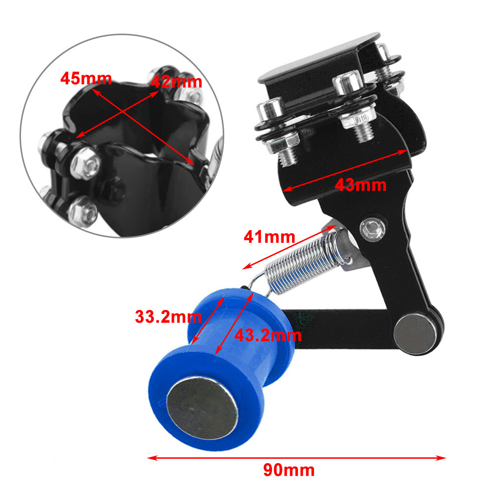 Bolt On Chain Tensioner &Roller Adjuster for Motorcycle ATV Dirt Bike Yellow+Red