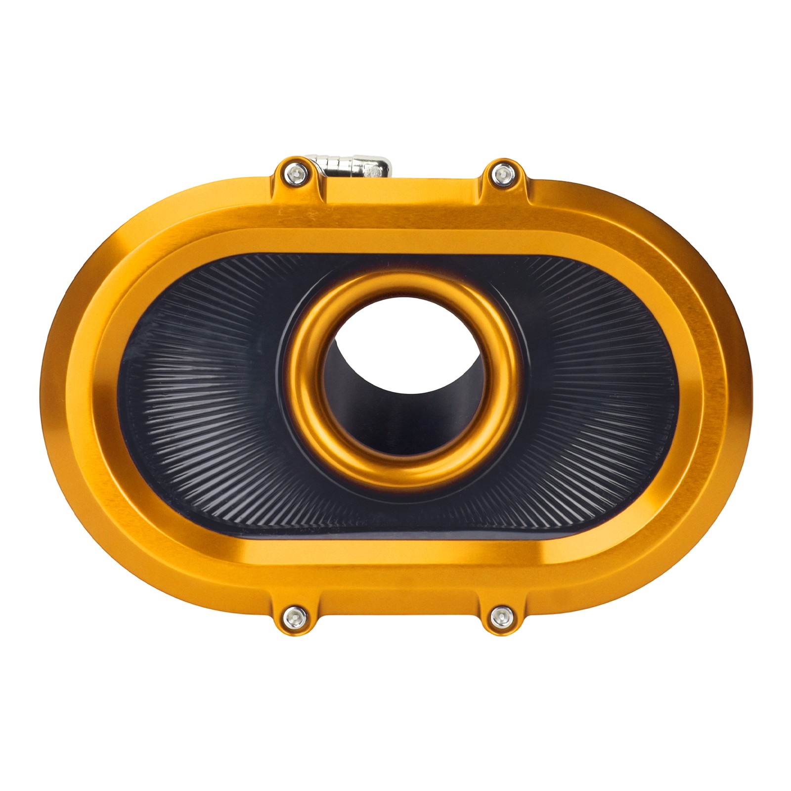 Air Cleaner Filter Oval Gold For Harley Touring CVO Road Street Glide 2023-2025