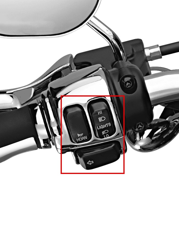 Hand Control Switch Housing Button Cover Cap Black For Harley Touring 1996-2013