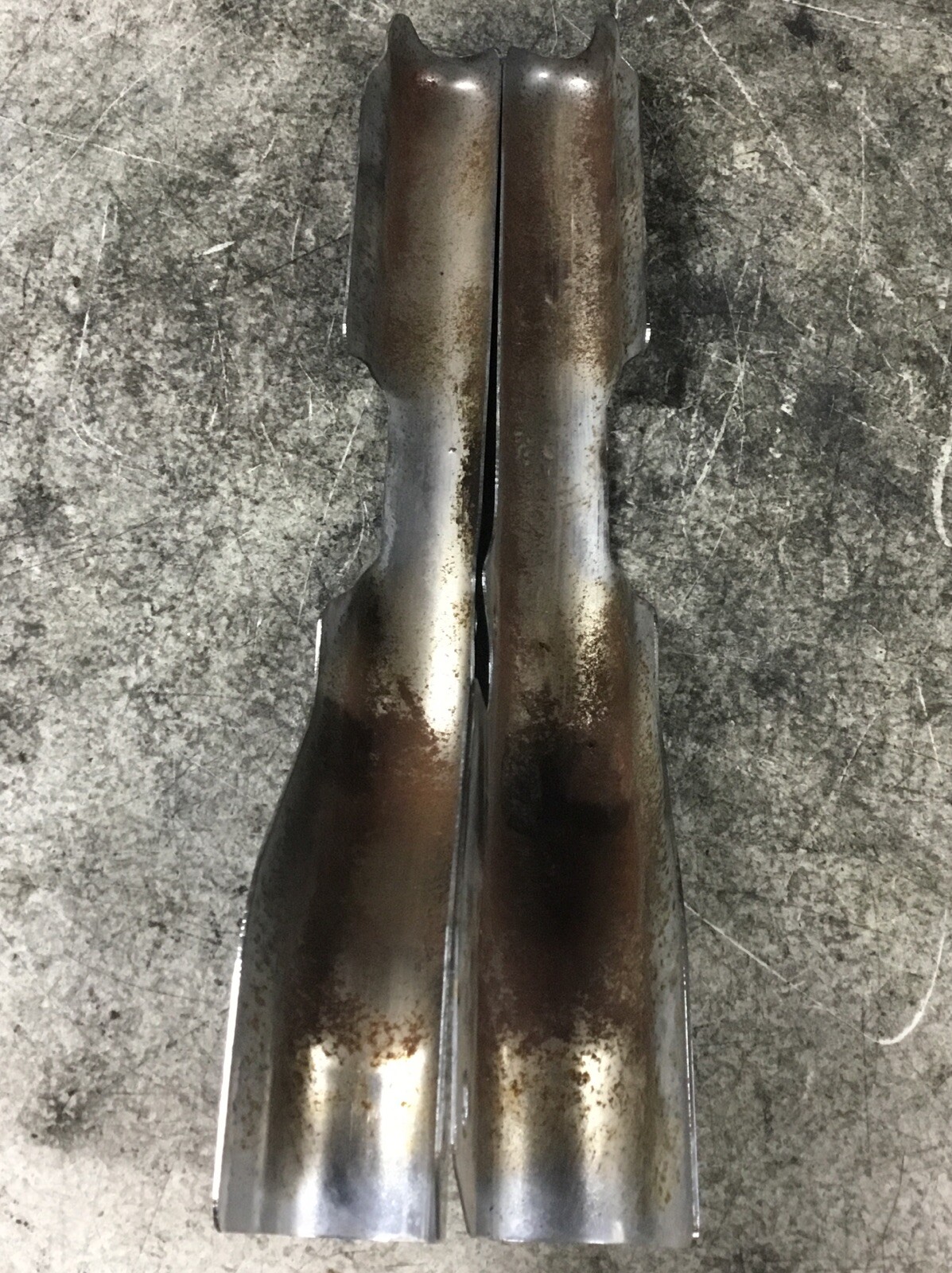 Harley Davidson OEM Chrome Rear Fender Strut Covers FLH FLT Touring LH RH