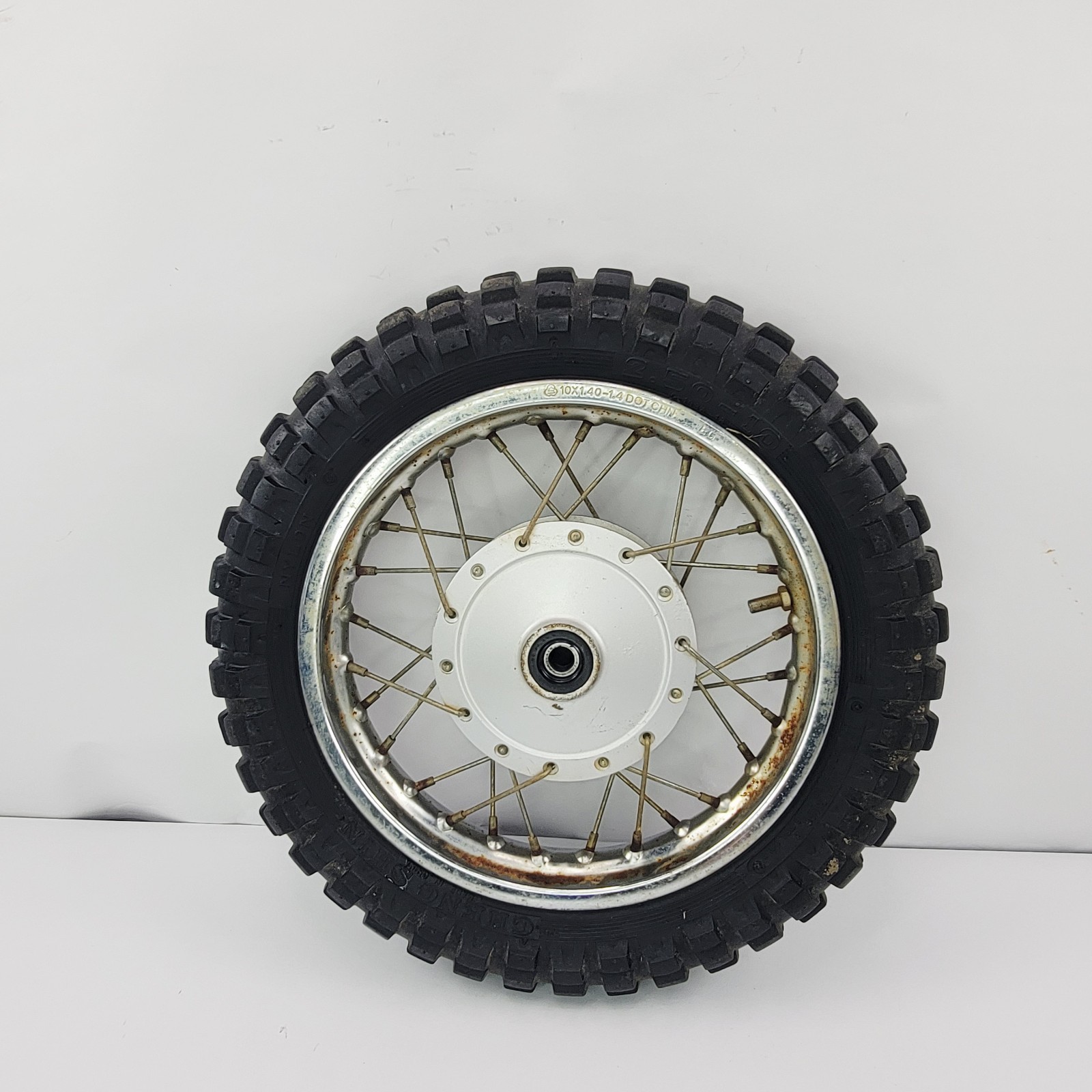 2006 06-25 Yamaha TTR 50 Front Wheel Rim With New Tire Included 10×2.50 Kenda