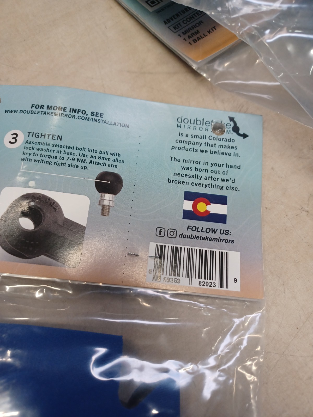 SEALED Adventure Mirror Kit 4.7″ DoubleTake