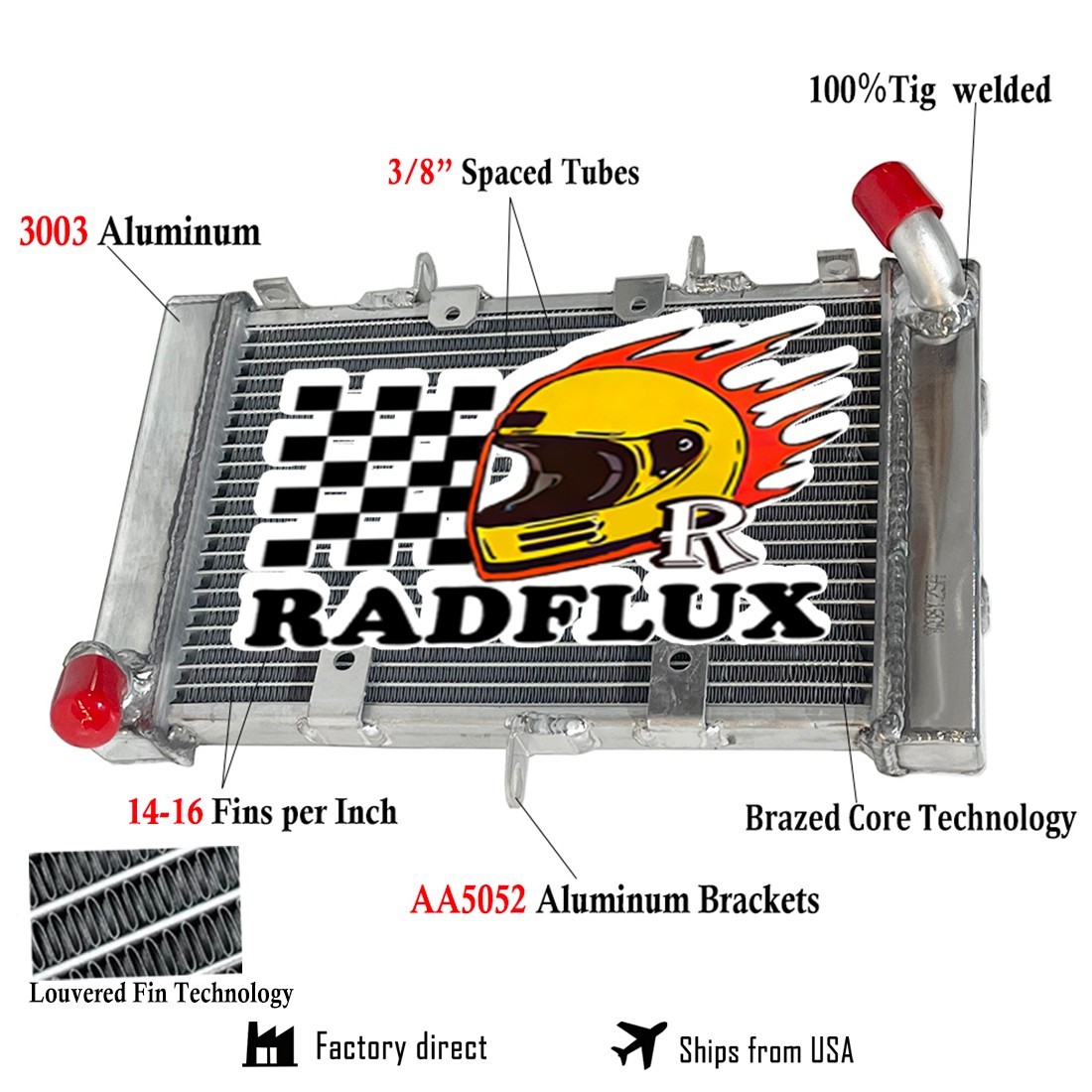 Full Aluminum Cooling Radiator Fit to Honda CB1000R CB 1000 R 2018 2019 2020 New