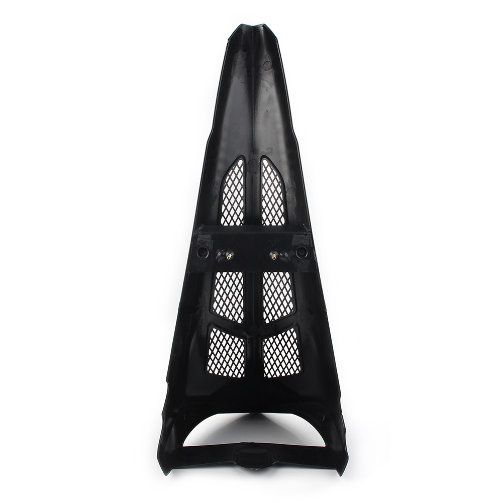 1* Black Stretched Tall Chin Spoiler Scoop For Harley Street Road Glide 14-22