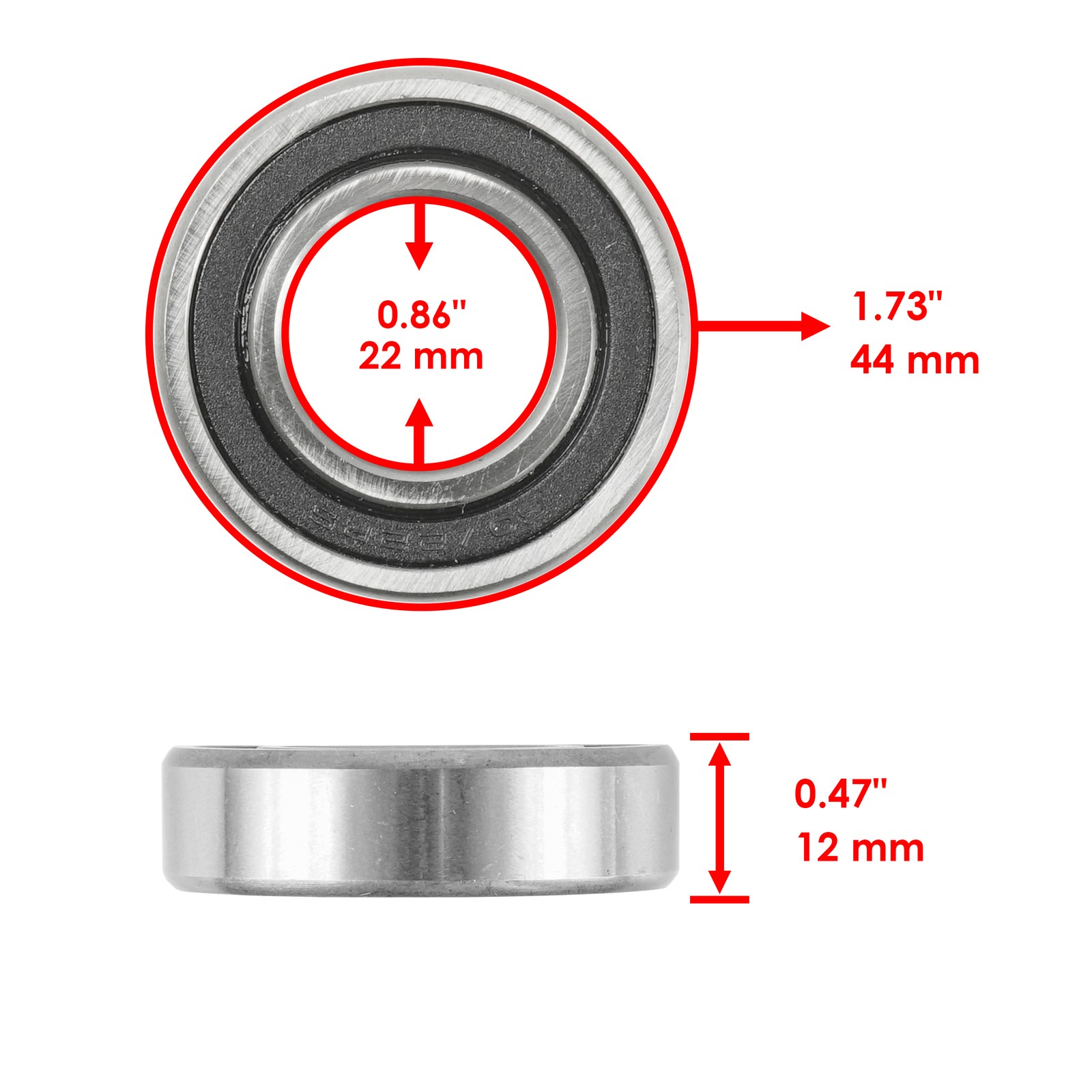 Front Wheel Ball Bearing And Seals Kit for Yamaha R6 YZFR6 YZF-R6 1999-2016