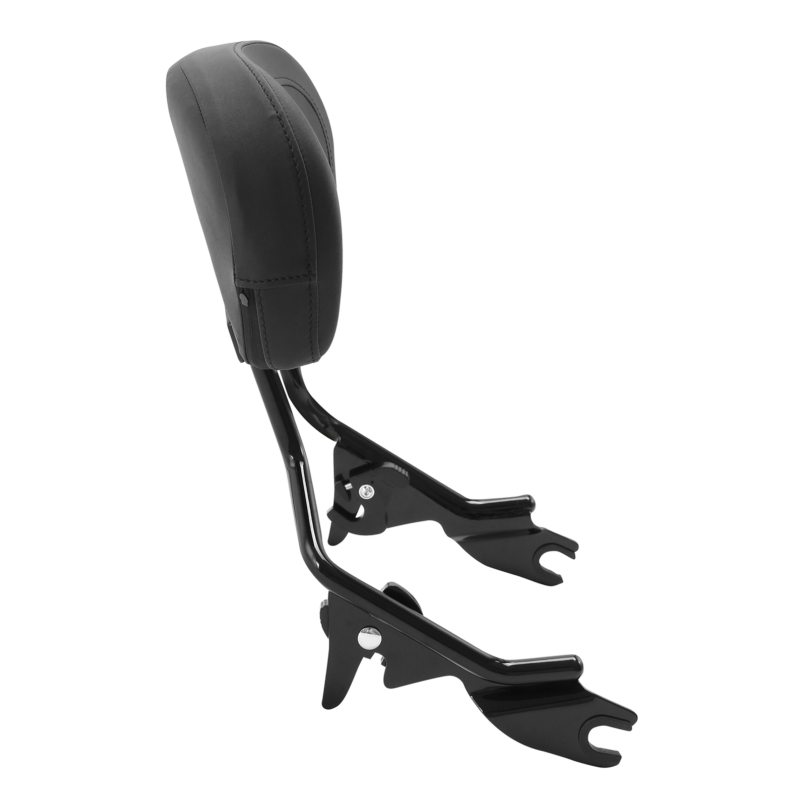 Black Detachable Backrest Sissy Bar Fit For Harley Touring Road King Glide 09-24