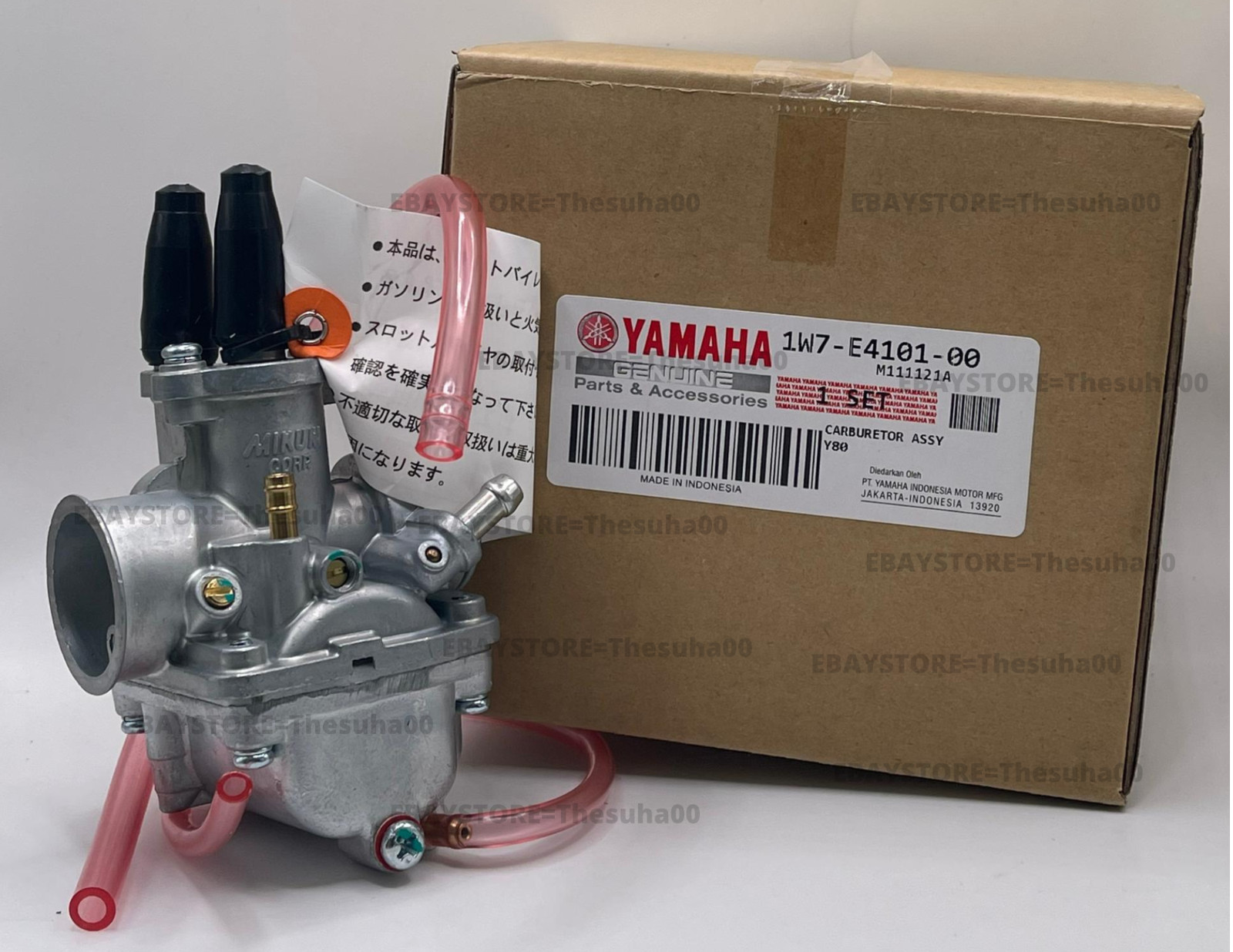 YAMAHA Y80 PW80 CARBURETOR Assy OEM YAMAHA Thailand Original Mikuni